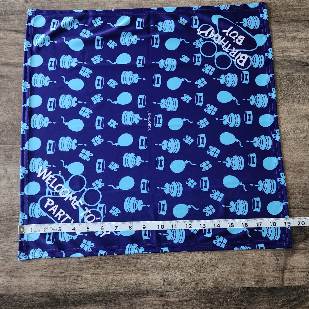 Dog Birthday Boy Welcome To My Party Bandana OSFM